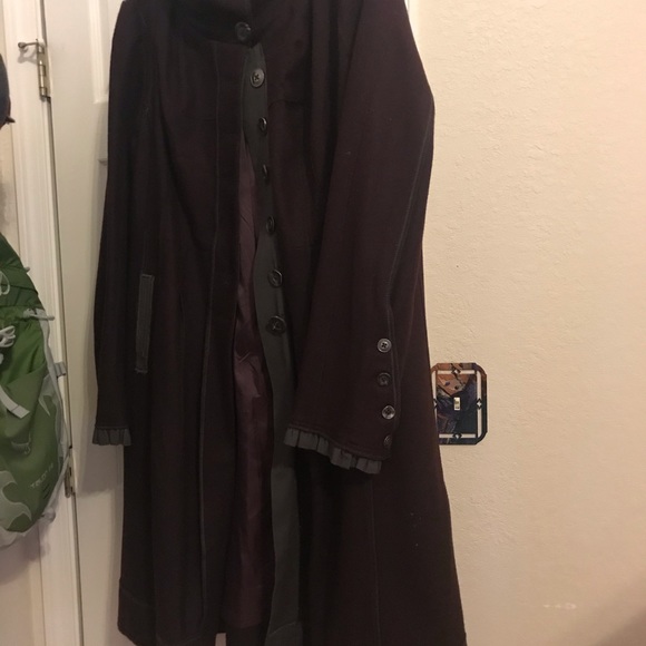 Bohemian Style Wool Coat - Picture 2 of 8